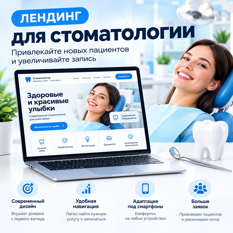 лендинг для стоматологии