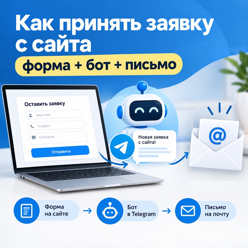 заявки с сайта в телеграм